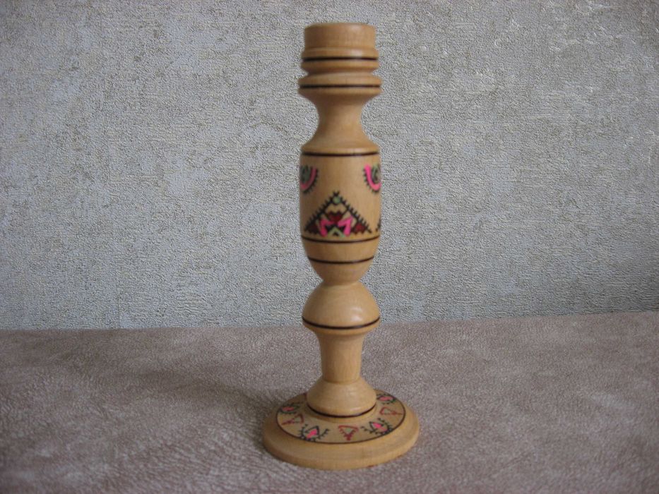 Свічник девев'яний гуцульський