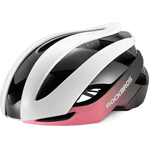 Kask rowerowy Rockbros rozmiar M - niebiesko-różowy