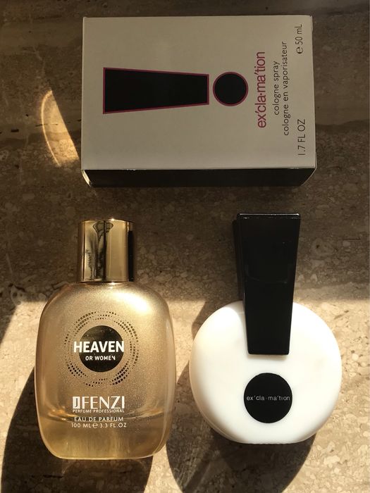Heaven JFenzji edp + Ex'cla-ma'tion Coty edc