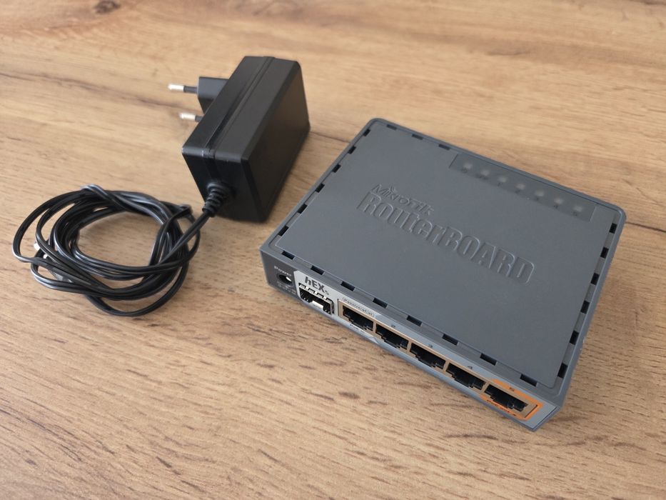 Mikrotik Hex S + zasilacz