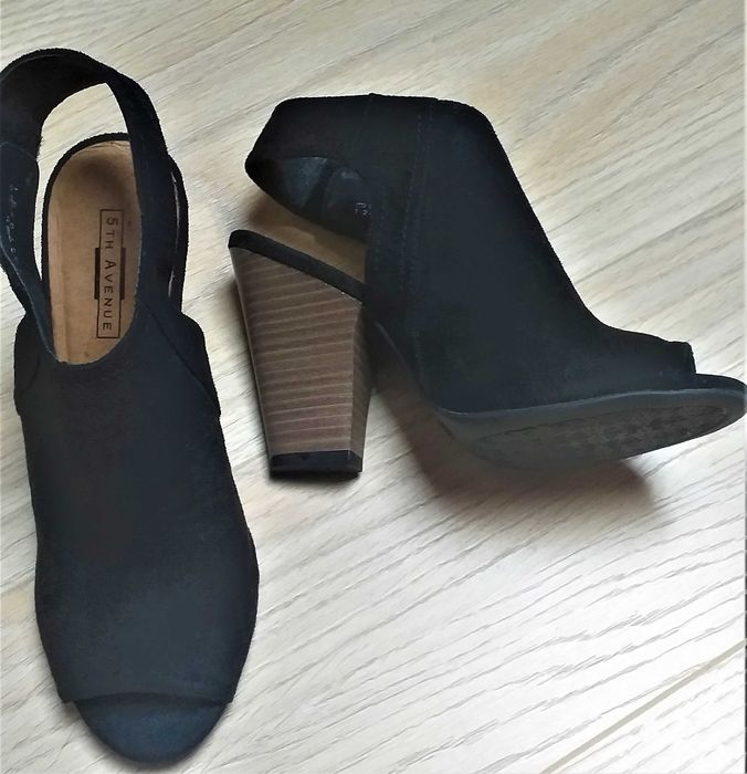 Buty czarne NUBUK 36