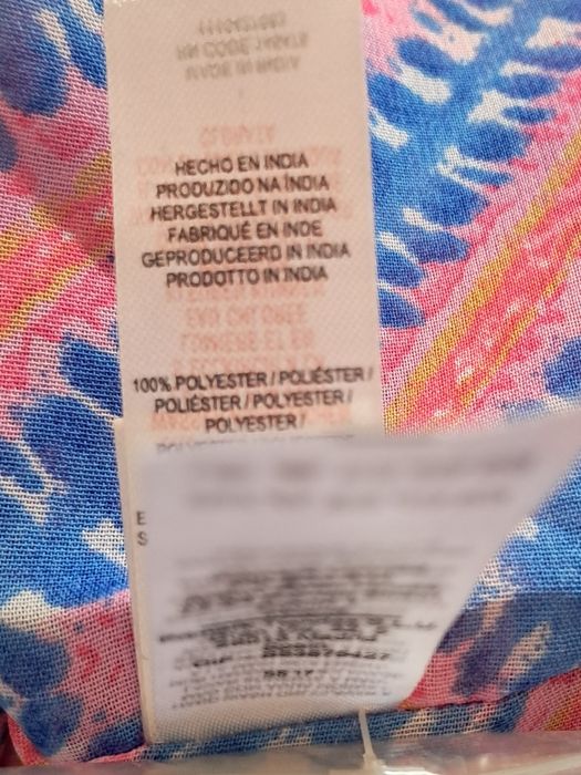 Narzutka na strój kąpielowy- tunika plażowa  L