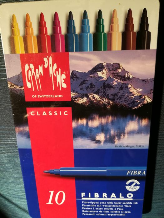 Marcadores /Lápis de cor Caran D'Ache. NOVOS