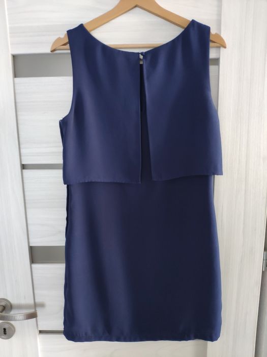 Granatowa sukienka H&M