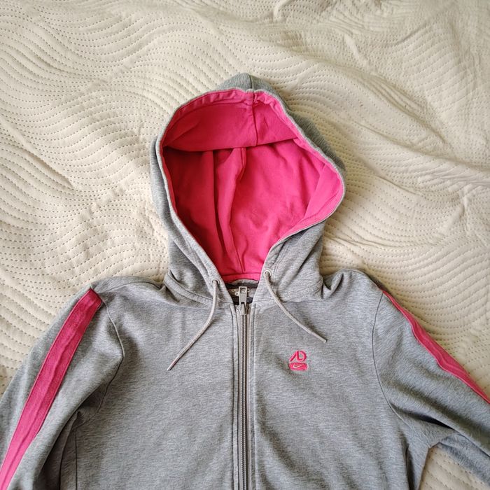 Damska szara bluza Basic w stylu Vintage, Nike ,, The Athletic Dept"