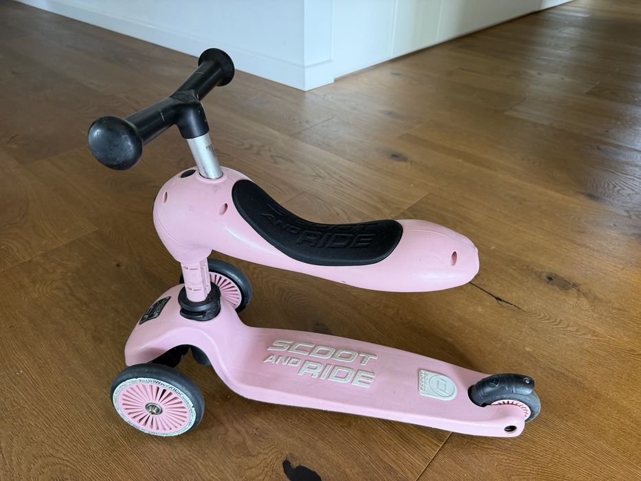 Hulajnoga jeździk scoot and ride różowa
