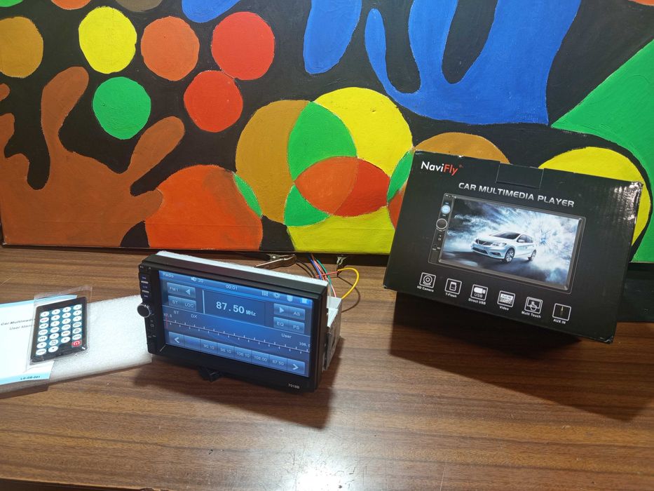 Auto Rádio 1 Din de 7 Polegadas Tela Touch Novo