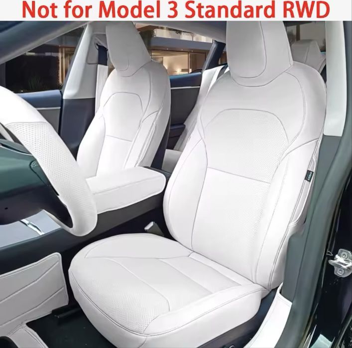 Capas Brancas Bancos Tesla Model 3 Highland 2024+