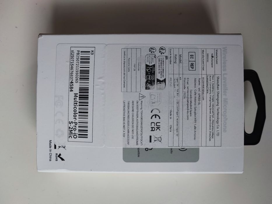 Microfone Sem Fio para iPhone