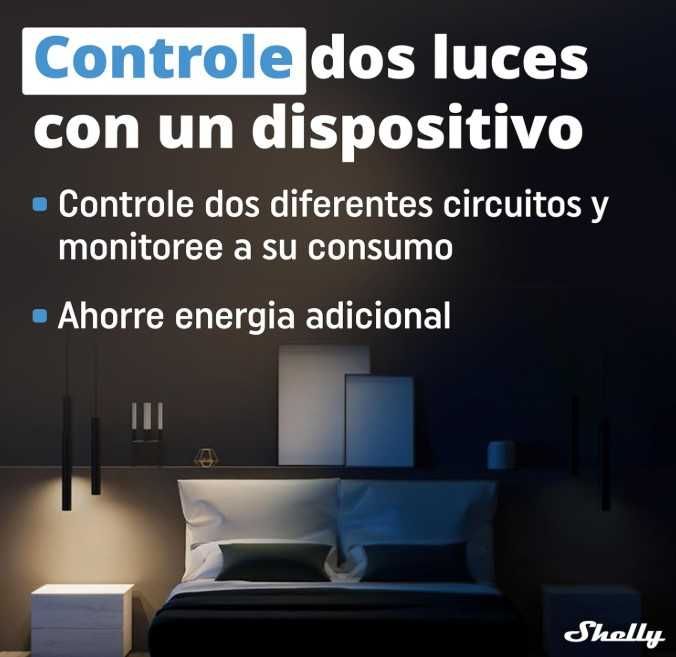 Shelly Plus 2PM Interruptor inteligente com WiFi e Bluetooth ( NOVO )