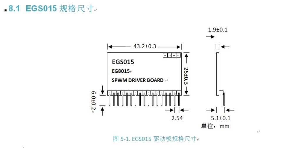 EGS015 - EG8015. Плата драйвера инвертора.