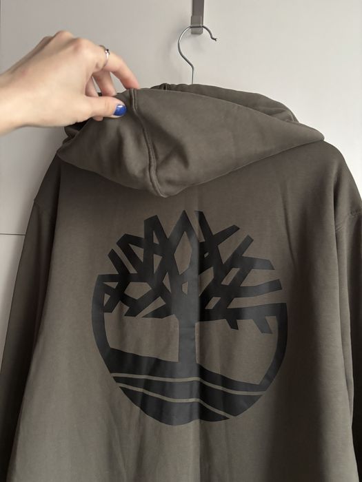 Bluza Timberland rozpinana z kapturem YC Core Tree Logo olive L