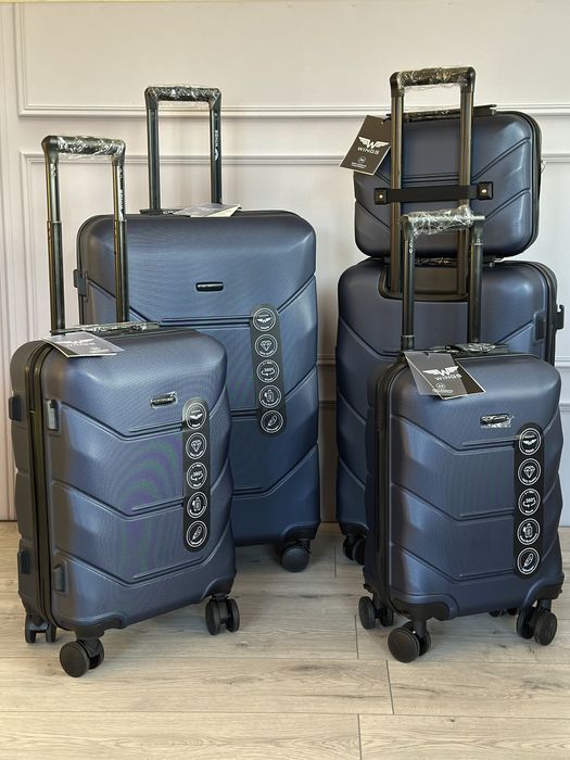 Чемодан чемоданы валіза кейс Wings 149 подвійні колеса Польща