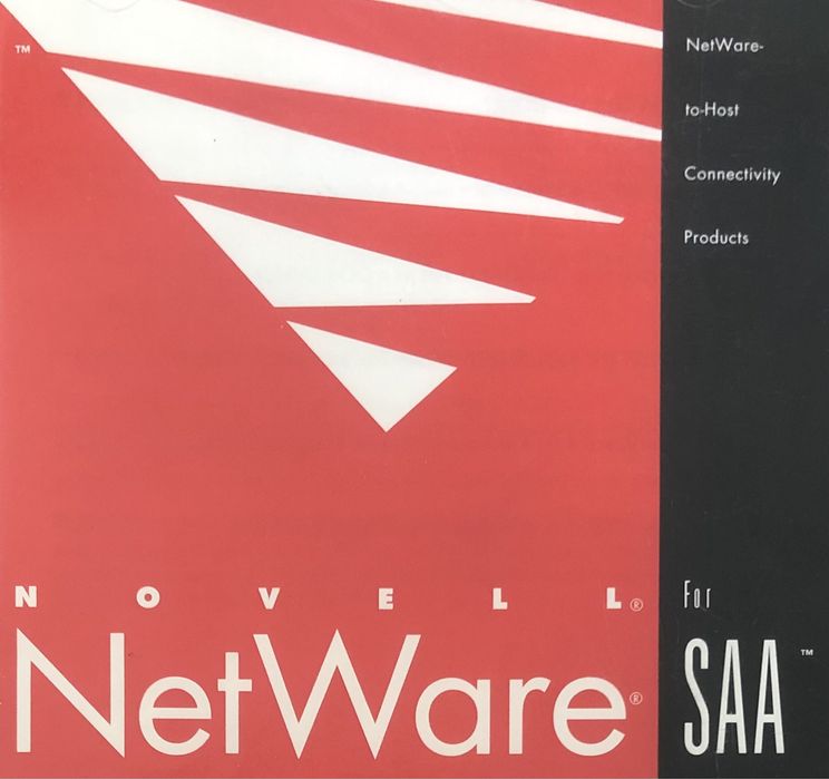 • Novell NetWare 4 4.1 4.11 (Folia!) + SAA + Licencja 1000 User + Corel WordPerfect - Kolekcjonerski Nowy Oryginalny Zestaw Płyt CD Administratora