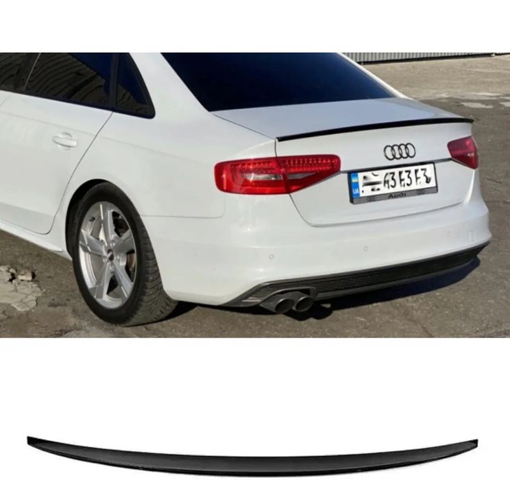 Спойлер Audi A4 B8 S4 2012-2106 рестайл S-LINE стиль