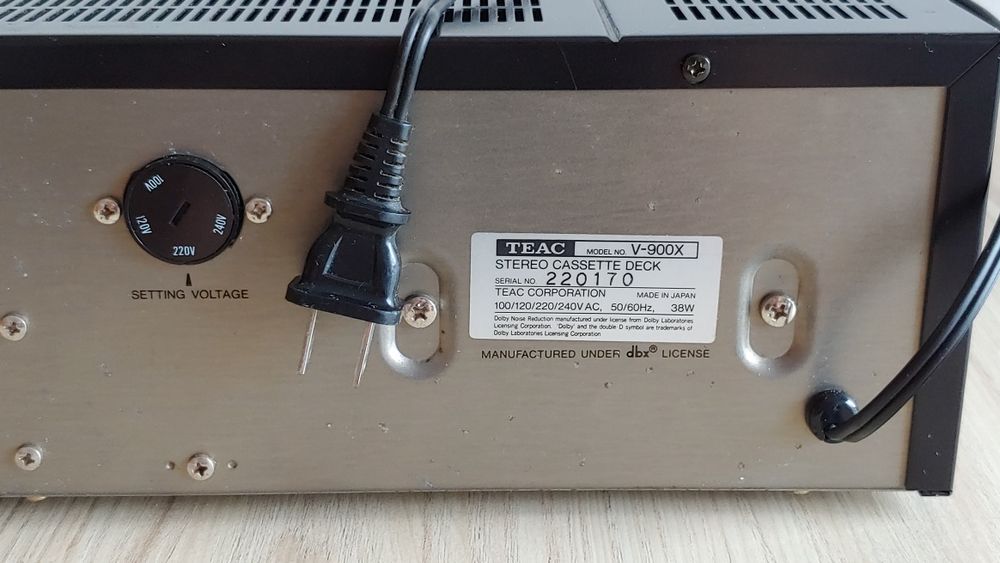 Deck de cassettes Teac V900X