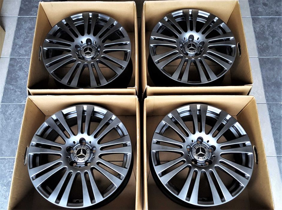 Alufelgi 16 5x112 Mercedes W447 V Vito Viano W639 A B C CLA GLA Chrom Shadow ! 824#