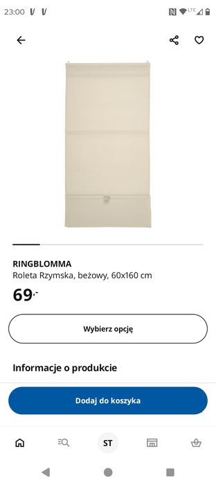 Nowa roleta rzymska