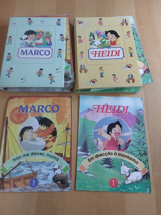 Fascículos coleção Heidi e Marco ediclube