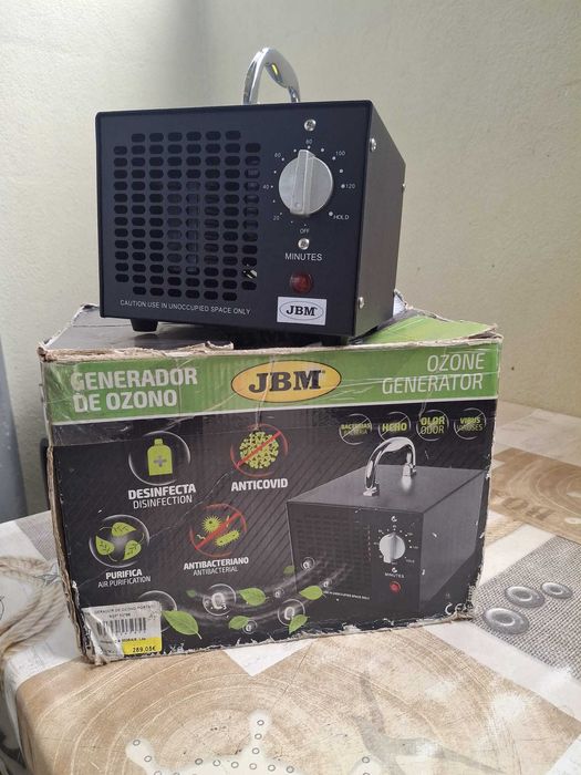 Gerador de Ozono Profissional JBM – Higienização e Eliminação de Odores (Lavagem Auto)