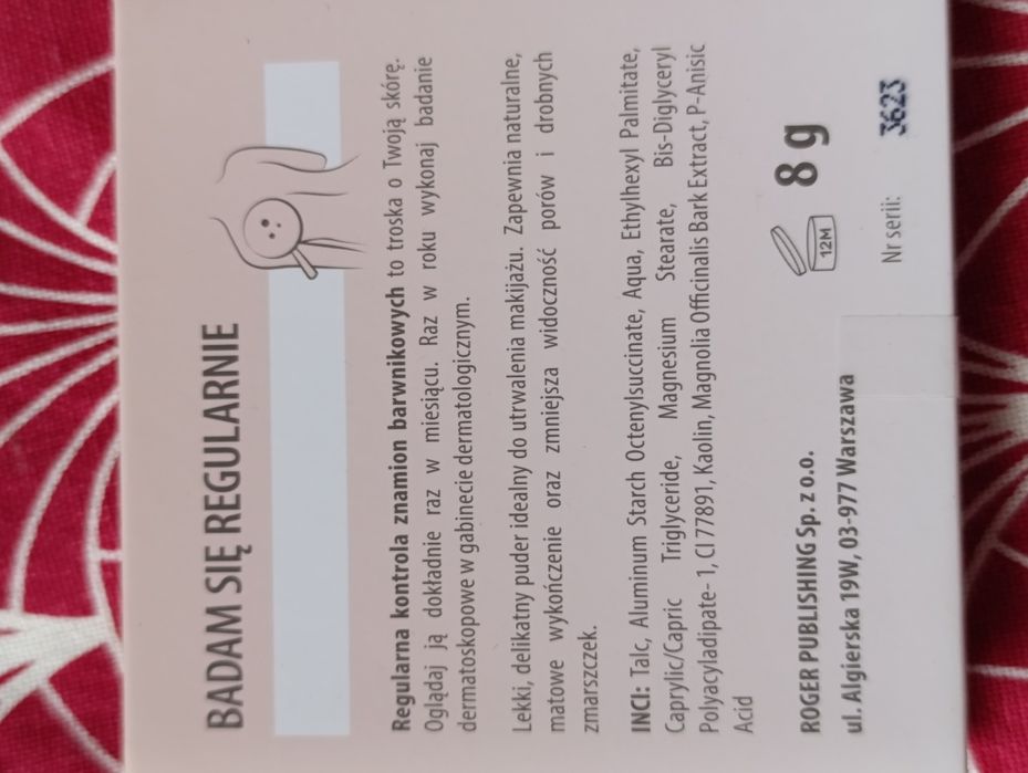 Puder transparentny Mamaginekolog Nowy