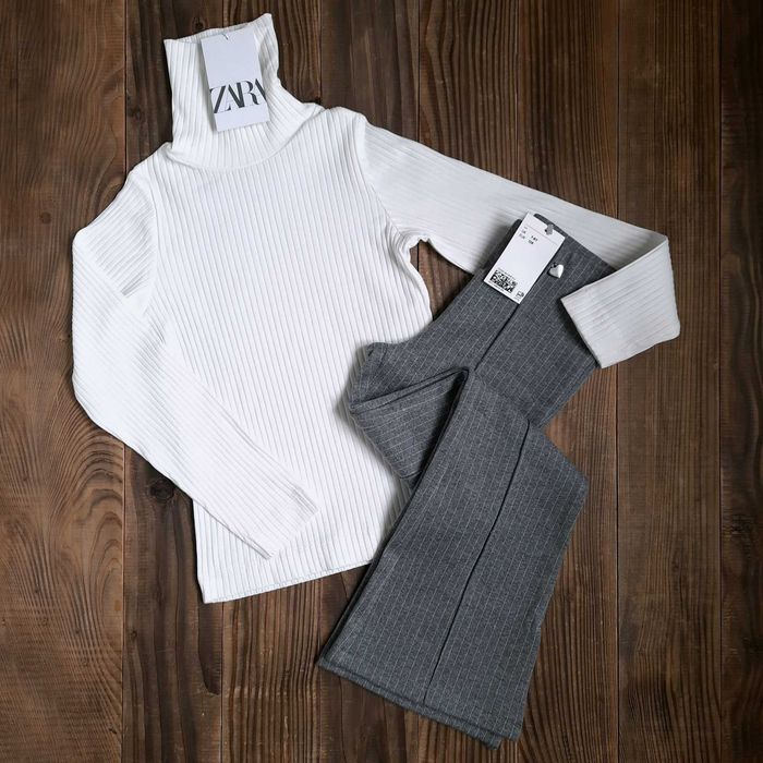 Новий комплект Zara та HM на 8-9 років, 128 130 134. осінь школа hm зара гольф штани брюки