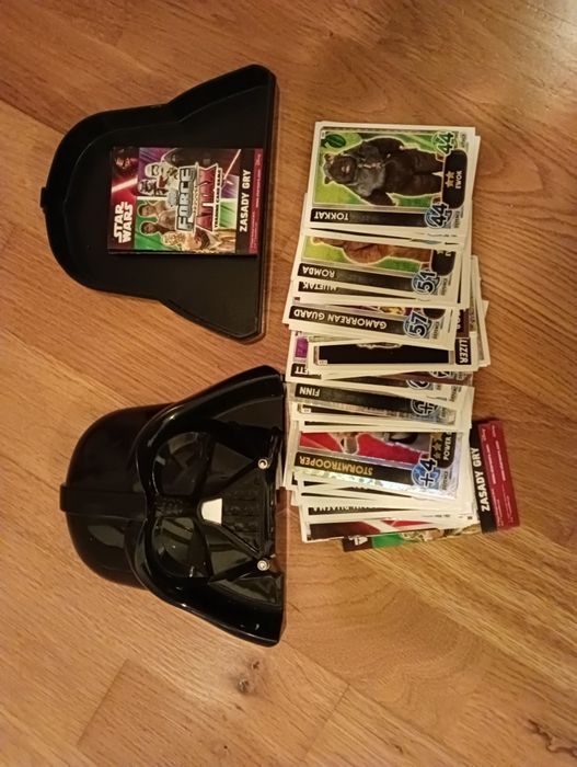 Karty Star Wars gra Force Attax pudełko Lord Darth Vader Kolekcja