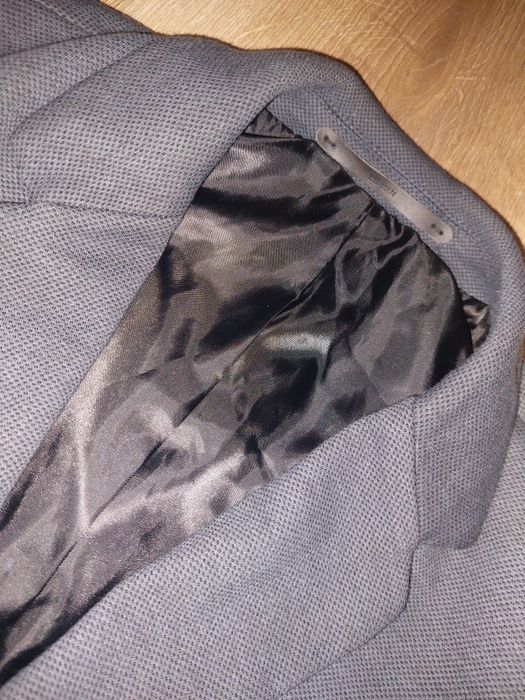 Szara marynarka Slim Fit r.M Reserved egzamin8 bierzmowanie
