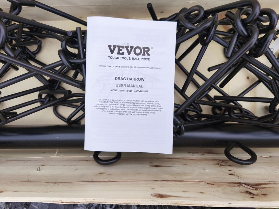 Grade arrasto Vevor 1,20m