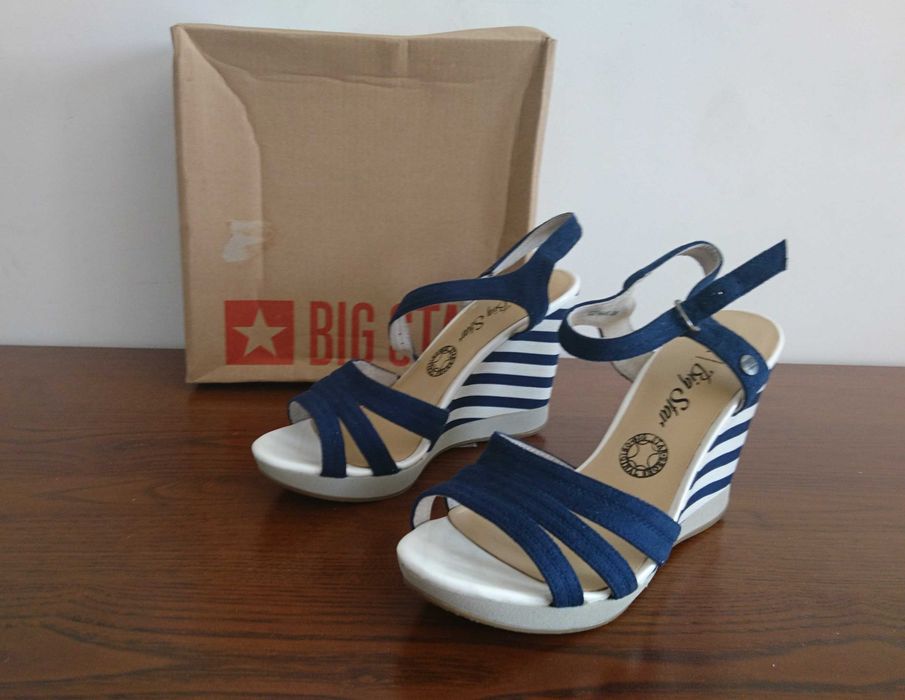 Buty damskie sandały na koturnie Big Star r 38n