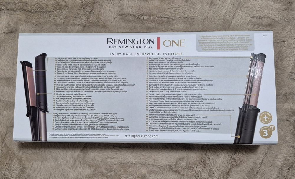 Prostownica i lokówka w jednym Remington Straight&Curl styler