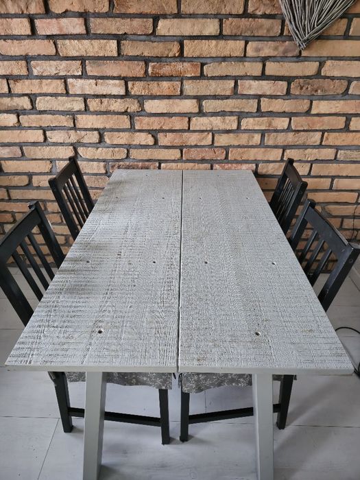 Stół drewniany IKEA Industriell