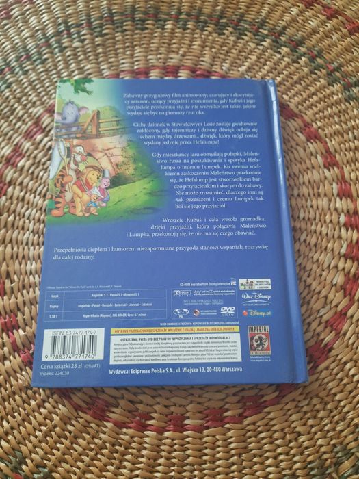 DVD z bajką Hefalumpy