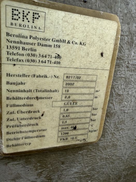 Annaburger HTS 22.27 cześci pompa beczkowóz 18000l