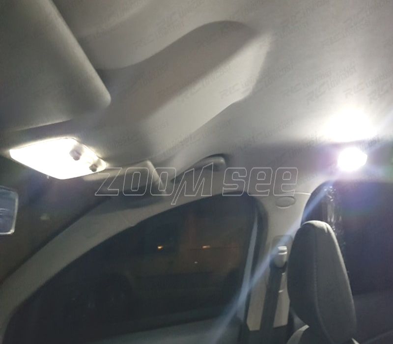 KIT COMPLETO 9 LAMPADAS LED INTERIOR PARA FIAT IDEA 03-12