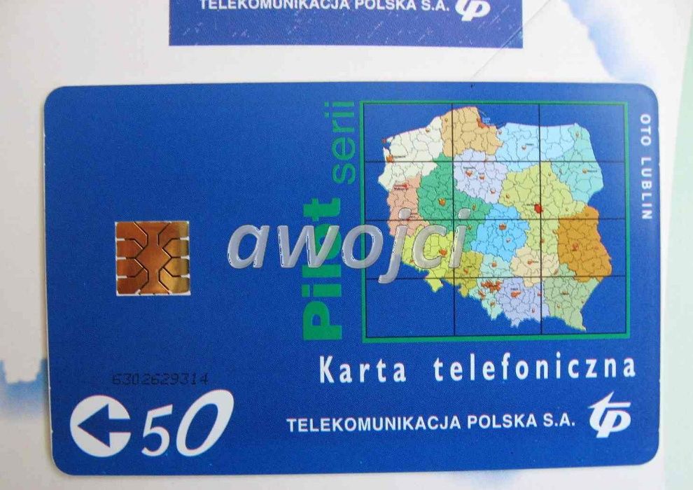 Komplet 13 kart TP S.A." Mapa Polski" w oprawie.
