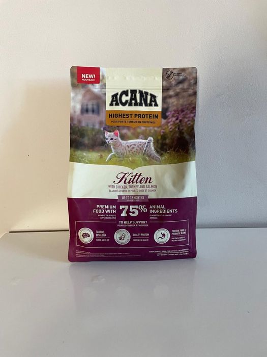 Acana Highest Protein Kitten 1,8 кг їжа для кошенят корм
