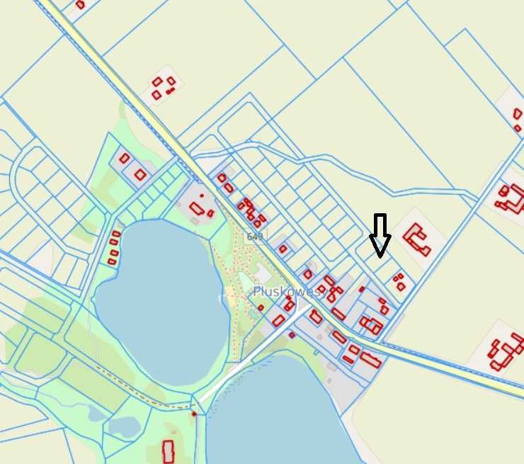 Działki budowlane 1162m2 Pluskowęsy gm. Chełmża | MPZP | nad jeziorem