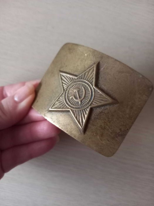 пряга на ремінь латунь вінтаж