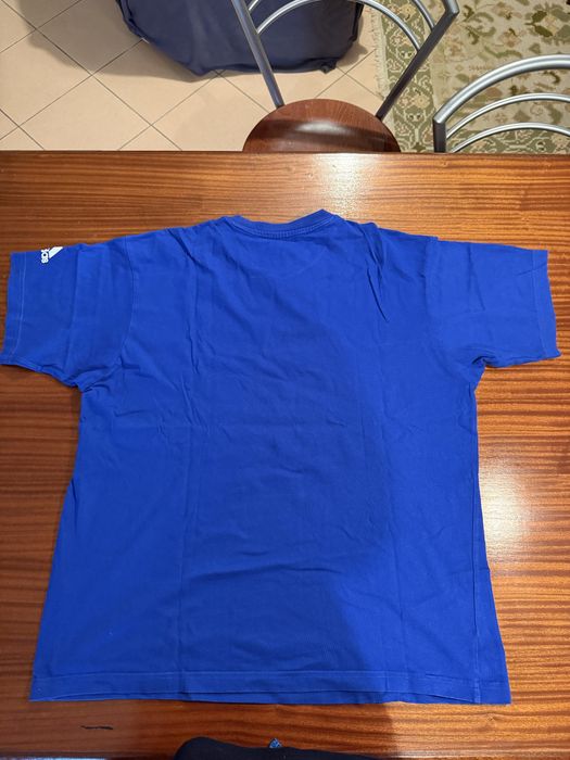 T-Shirt Azul Adidas, tamanho M