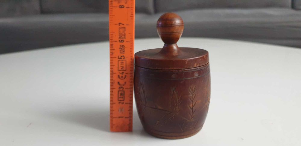 業務用　銅ボール　45cm　【中古品】 Starocie z Gdyni - Pudełko drewniane przedwojenne na przyprawy