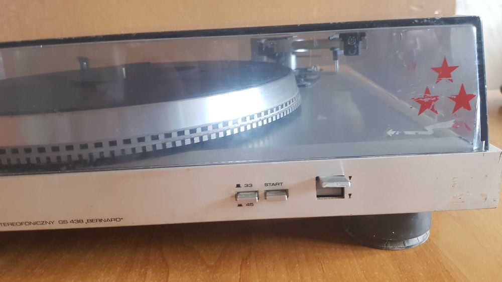 Gramofon Stereo UNITRA BERNARD GS-438 Srebrny