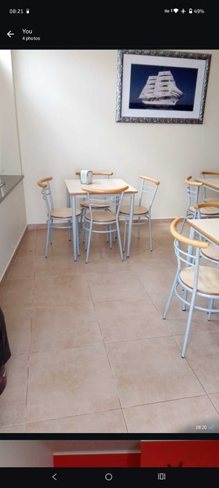Arrenda-se café 'O Marinheiro'.