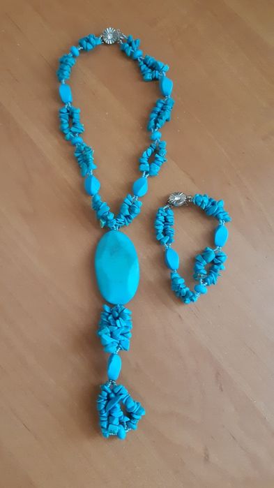 Бусы, колье, ожерелья, коралл, бирюза, гематит, цирконий
