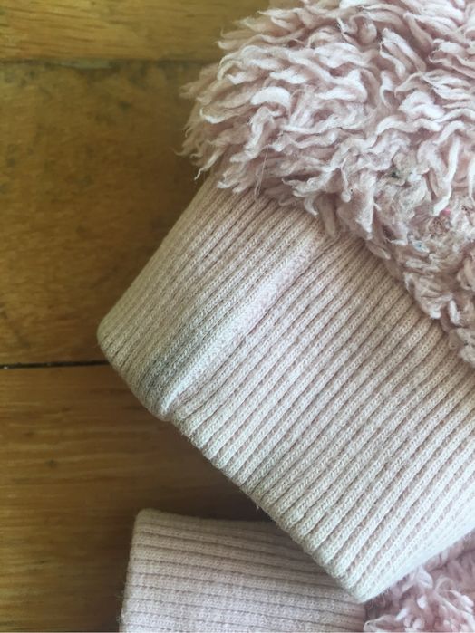 Ciepła krótka bluza bolerko futerko 116