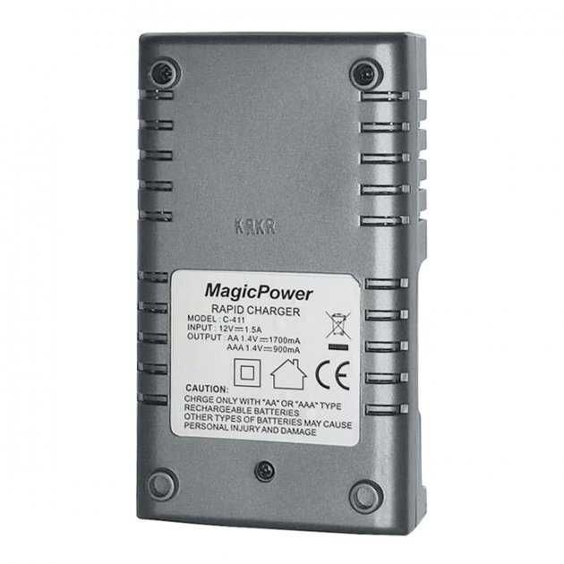 Зарядное устройство 3в1 Magic Power (C-411) 4xAA/AAA (сеть, авто)
