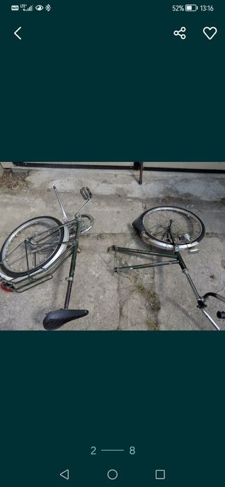 Rower gazelle kwikstep składak prl 1972 rok