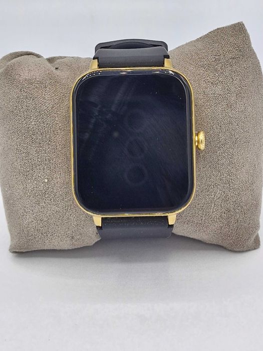 Smartwatch czarno złoty