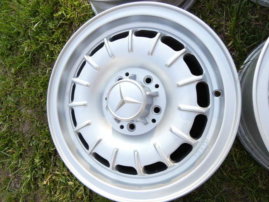 MERCEDES oryginał R107, W123, W126, 6x14 et30, Van Den Berg, ładny kpl