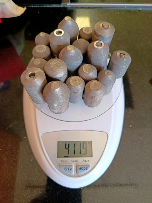 Lote 4.1kg Elétrodos / Blocos de Tungsténio Puro (Wolframio),Metal Duro - 18 Peças